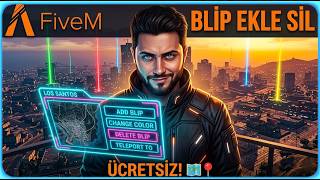 FİVEM ÜCRETSİZ BLİP MENÜ ! 🛠️ - TÜRKÇE QB CORE FREE BLIP CREATOR
