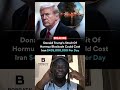 President Donald Trump blockade at Strait of Hormuz blockade cost Iran up to $435 million #news