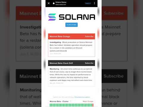 solana network has been halted Globally 🤯🚨🚨#solana #blockchain #Just in 🔥🔥