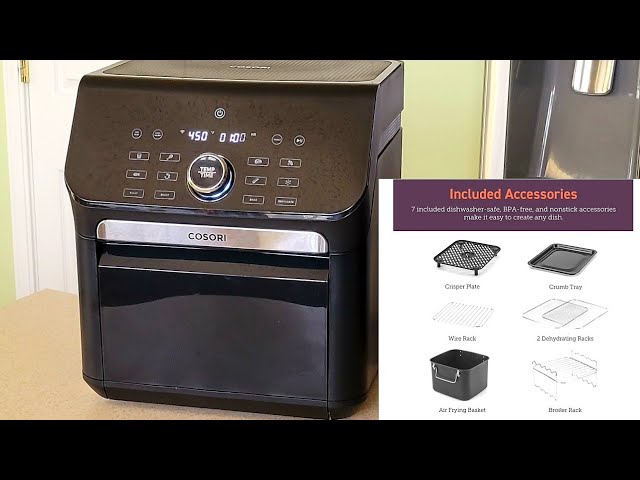 COSORI Air Fryer Oven Combo 5.8QT Max Xl Large Cooker - Unboxing 