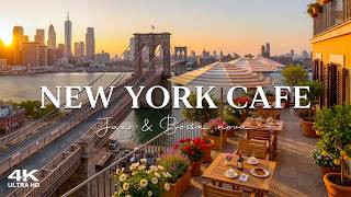 Golden Hour at New York Cafe ☀️Summer Jazz & Soft Bossa Nova Instrumental for Positive Mood screenshot 3