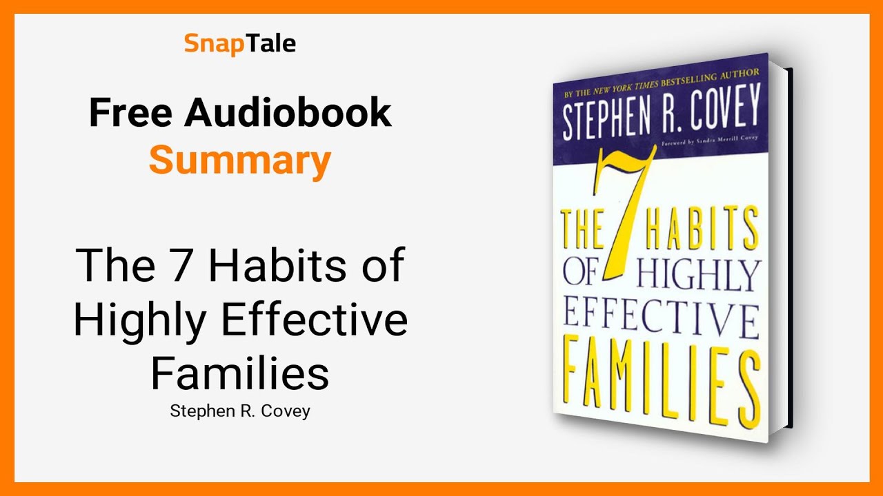 The 7 Habits of Highly Effective Families by Stephen R. Covey: 7 Minute Summary