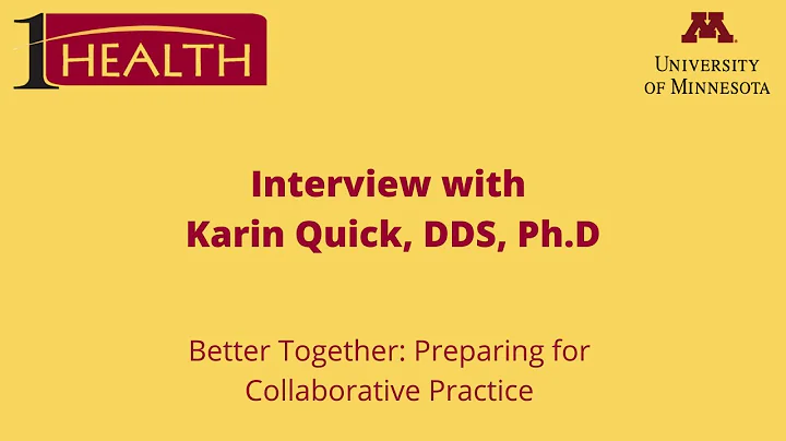 Dentistry   Karin Quick, DDS, Ph D