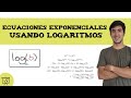 Ecuaciones exponenciales usando logaritmos 🔢