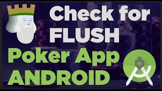 How to check for flush and Straights in Poker Android Studio Java Programming screenshot 2