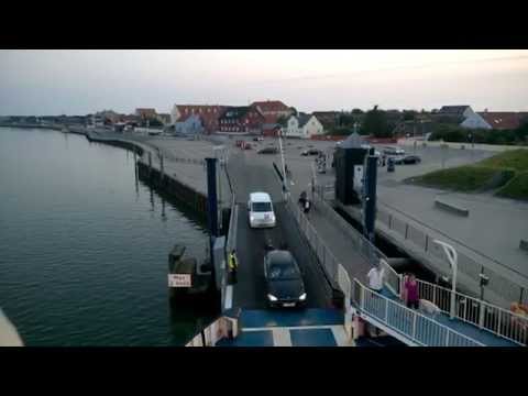 Denmark. Esbjerg - Fanø ferry - . View of the Fano island, Nordby town. Denmark. Esbjerg - Fanø ferry - . View of the Fano island, Nordby town.