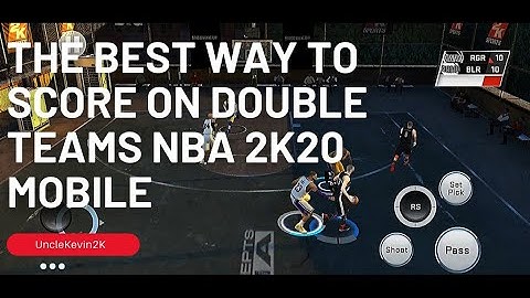 HOW TO SCORE ON DOUBLE TEAM NBA 2K20 MOBILE