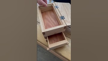 Cool box I made with a hidden compartment!