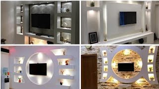 ديكور شاشات بلازما جبس بورد 2023 | Modern Living Room Tv Cabinet Designs Ideas 2023