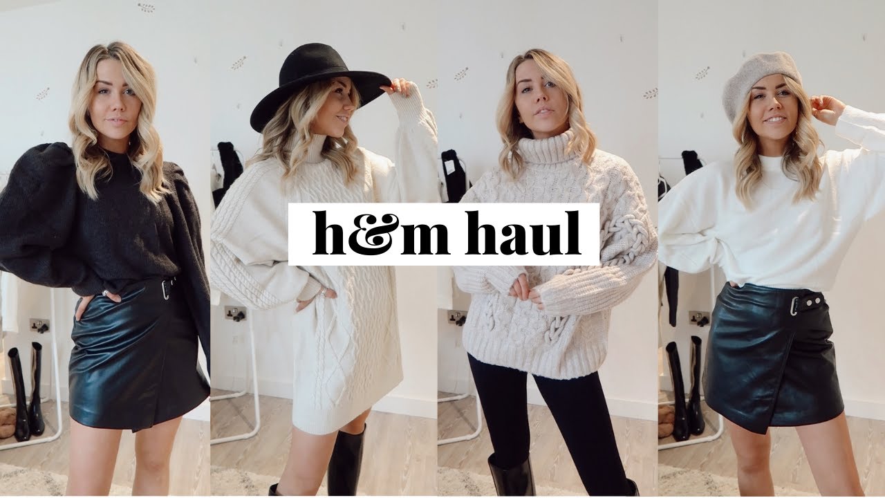 H&M Winter Try-on Haul ️ | Cyber Week 2020 | Black Friday Deals ...