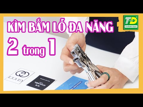 Video Cách Sử Dụng Kìm Bấm Lỗ Giấy Đa Năng - Kìm Bấm Lỗ Tròn... - youtube