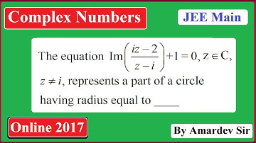 The equation Im(iz-2/z-i)+1=0, z∈C, z≠I, represents a part of a circle having radius equal to_______