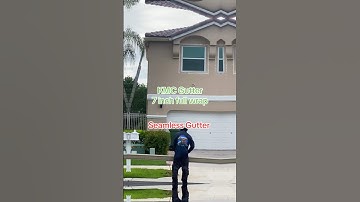 7 inch seamless gutter installation #gutters