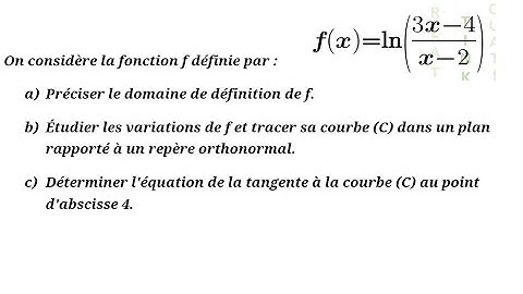 Analyse// étude complet d