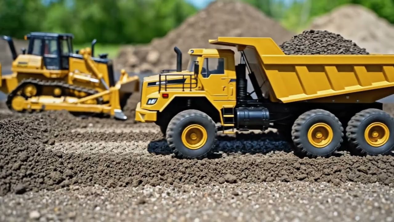 RC Dump Truck Traction Failure – Slow Motion Mud Blast