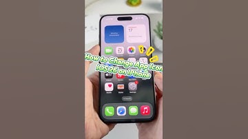 How to Change App Icon iOS 26 on iPhone #ios16publicbeta #iphone
