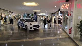 Short Walk Through Galleria Trädgården, A Shopping Center In Varberg, Sweden