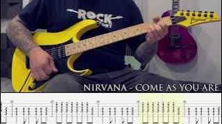 NIRVANA - Come as you are [GUITAR COVER   TAB]