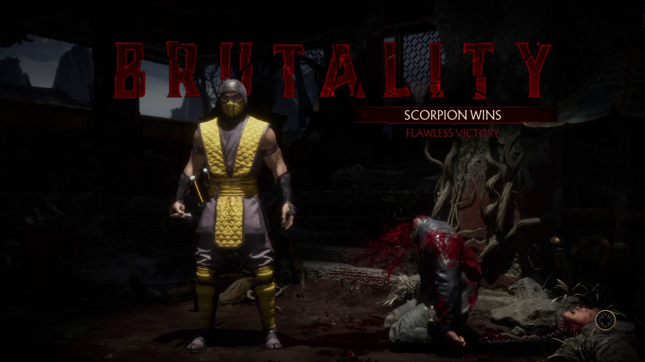 Scorpion Brutality 1 On Terminator Mortal Kombat 11 YouTube