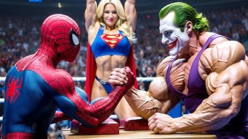 unexpected team up Spiderman vs joker