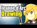 Adobe Illustrator Drawing //Jeanne D&#39;Arc// Part 5