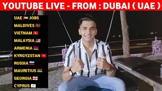 LIVE FROM DUBAI 🇦🇪 BEACH | JOBS IN MAURITIUS 🇲🇺 | EUROPE 🇪🇺 | ARMENIA 🇦🇲 | KYRGYZSTAN 🇰🇬 | RUSSIA 🇷🇺