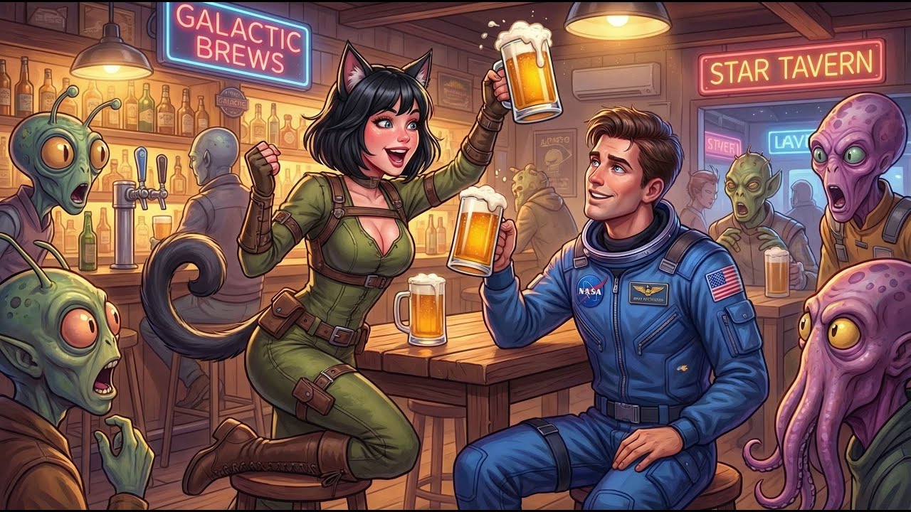They Warned Me To Run — The Cat Woman Just Wanted A Beer | Sci-Fi Stories