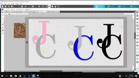 Connecting Monograms in Silhouette