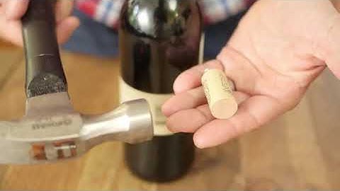 Open a Wine Bottle With a Power Drill