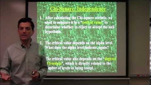 Chi Square Analyses By Nestor Matthews