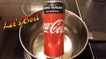 Boiling Coca Cola Zero!