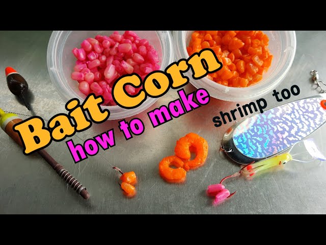 Making Bait Corn for trout fishing or kokanee fishing, Simple