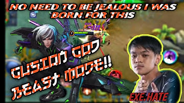 EXE.HATE GUSION GOD GAMEPLAY FAST HAND COMBO | MOBILE LEGENDS