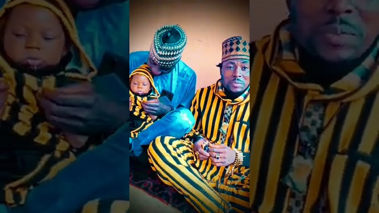 CHILLING WITH MY FRIEND ZAKIRU TANGWAGI AND MY SON HALIDU.