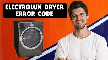 How to Get Electrolux Dryer Error Code (Quick Diagnostic Mode)