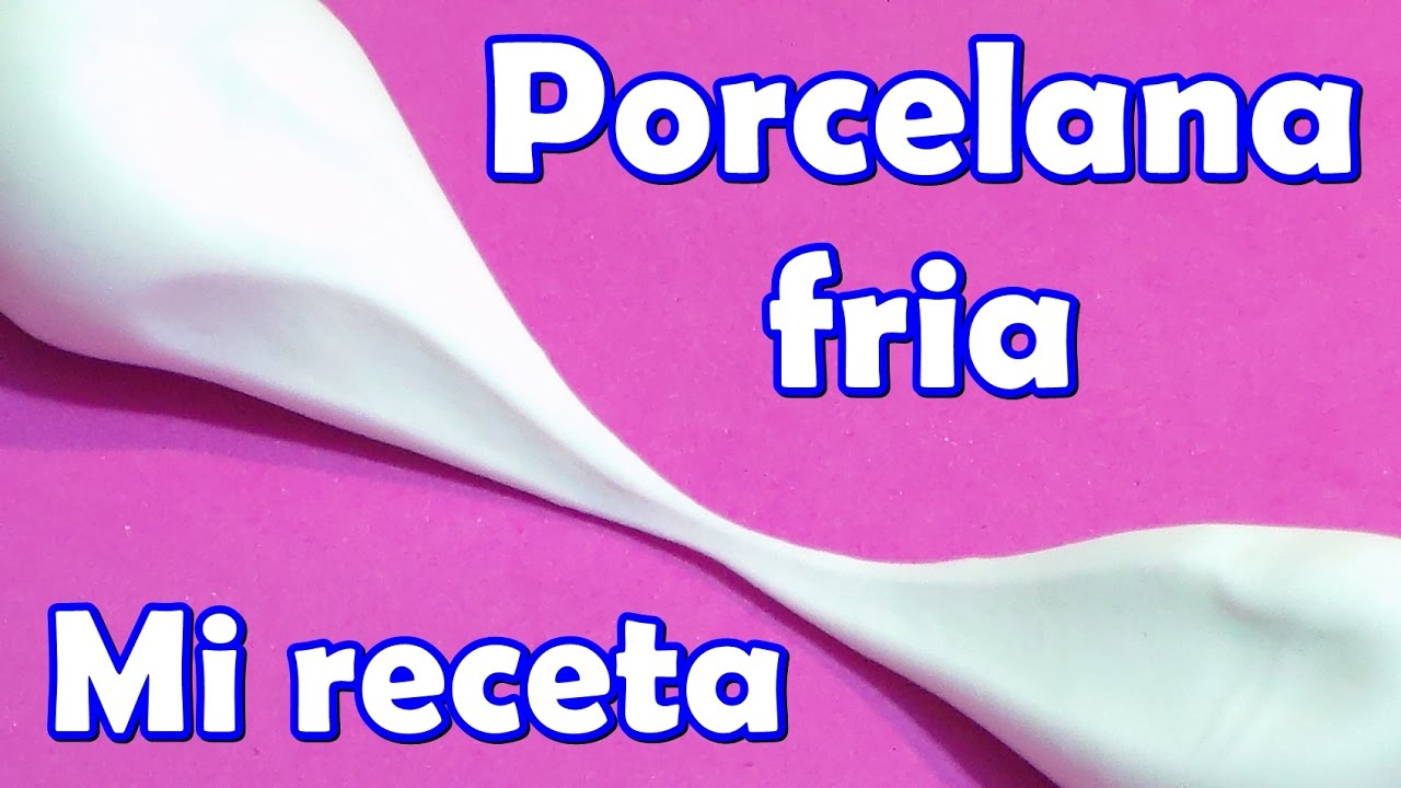 ♥ Tutorial: NUEVA RECETA de Porcelana Fría Casera SIN FUEGO