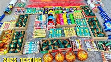 Different Types Of Diwali Crackers Testing | Fireworks Testing 2025 | Diwali Stash Testing