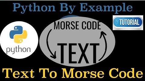 Converting Morse Code Again into Text in python languages #viral #programming #python