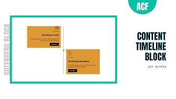 Gutenberg Content Timeline Block | ACF Blocks