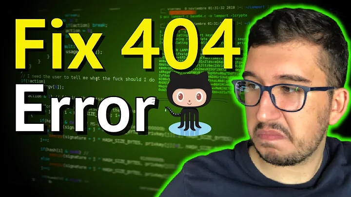 Fix 404 error on your Github Pages website