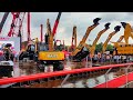 Sany excavators  backhoe loader performance at excon 2022  jp tamil tv