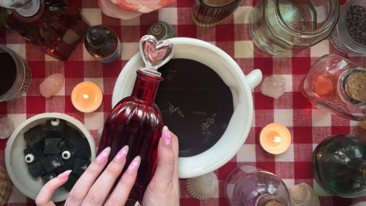 ASMR Know Your Worth with This Self-Love Potion (layered sounds & affirmations)