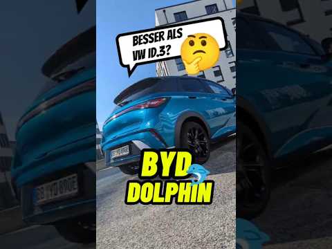 BYD DOLPHIN 🔌🚘 Besser als VW ID.3? Serienmäßig drehbarer Screen, NFC + LFP Blade-Batterie mit V2L🔋