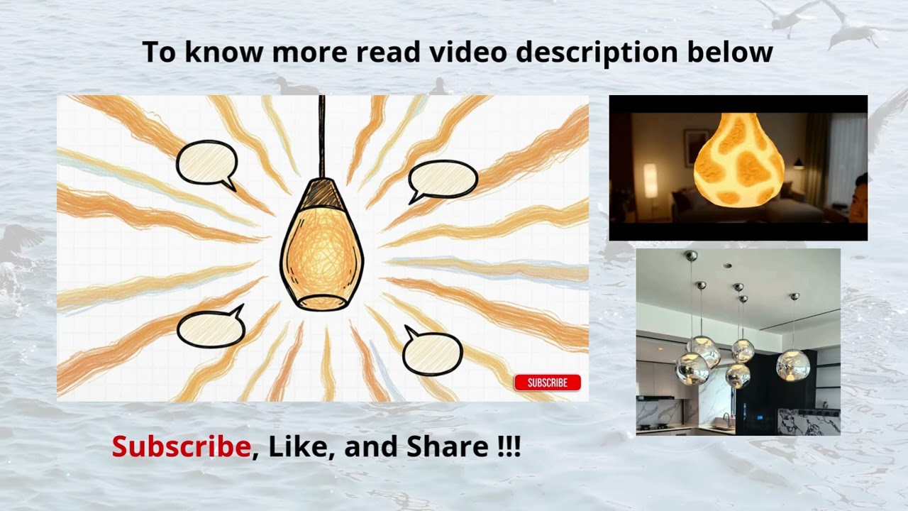 Lava LED Pendant Light: Modern Home Decor & Ambient Lighting Guide