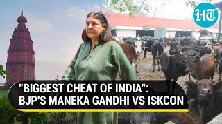 'ISKCON Sells Cows To Butchers': Temple Authority Slams BJP MP Maneka Gandhi's Charge | Viral