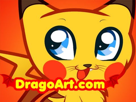 how to draw pikachu kitty pikakitty step by step