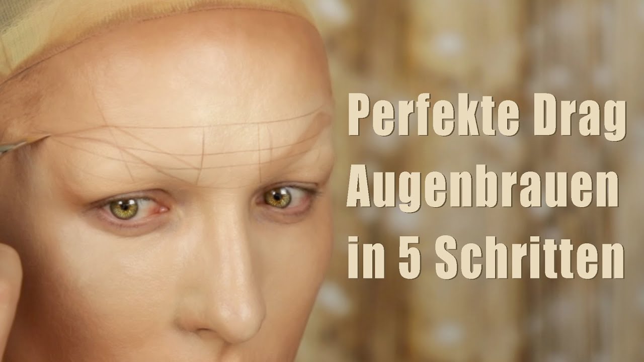 Perfekte Drag Augenbrauen in 5 Schritten | Drag Make-up Tutorial Deutsch