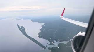 🇧🇷 Pousando em Manaus com uma vista do Rio Negro no Latam A321-NEO