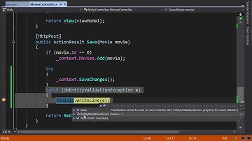 Troubleshooting Entity Validation Errors
