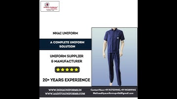NHAI Uniform Available At Aaditya Uniforms